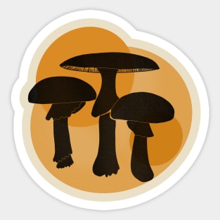 Fun mushroom design Sticker